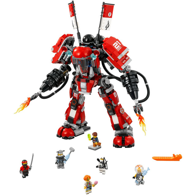 Конструктор Bela Ninja 10720 "Огненный робот Кая" (аналог Lego Ninjago 70615) 980 деталей - фото 2 - id-p69173723