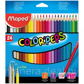 Цветные карандаши "Color Peps" 24 цвета