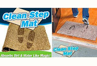 Волшебный придверный коврик Clean Step Mat (супервпитывающий)