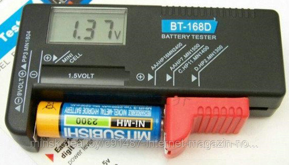 Тестер аккумуляторов и батареек с ЖК дисплеем SVS 372 - фото 3 - id-p69190305