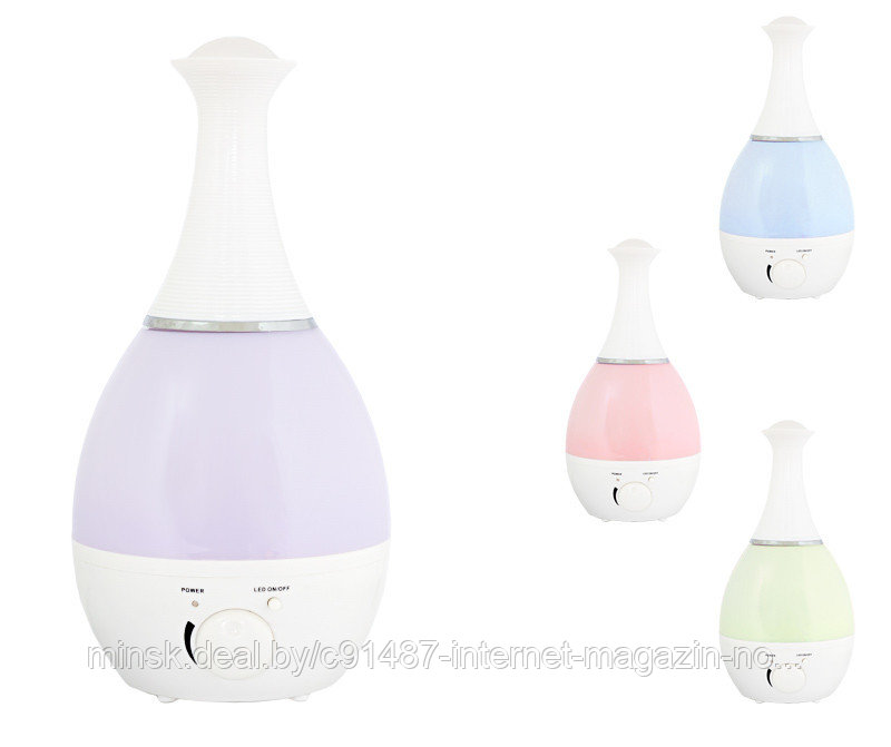 Увлажнитель воздуха 3л Ultrasonic humidifier белый