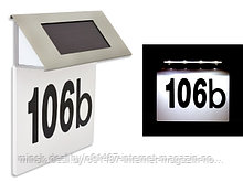 Табличка с номером дома SiPL с подсветкой на солнечной батарее