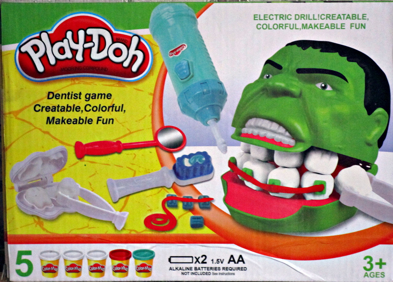 Play Doh зубастик\ новая версия "Hulk" - фото 1 - id-p69194833