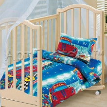 Комплект постельного белья детский в кроватку Ралли