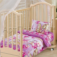 Комплект постельного белья детский в кроватку Красавица