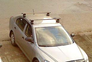 Багажник Атлант для Skoda Octavia А5, тип опоры В, 2004-2012 (прямоугольная дуга)