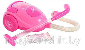 Детский игрушечный пылесос Vacuum Cleaner 0925 розовый, свет, звук