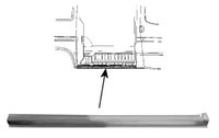 Порог правый под сдвижную дверь Форд Транзит 00, 25 09 002