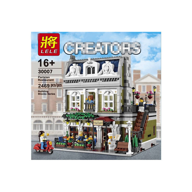 Конструктор Lele 30007 Creators Парижский Ресторан (аналог Lego Creator Exclusive 10243) 2469 деталей - фото 1 - id-p69234802