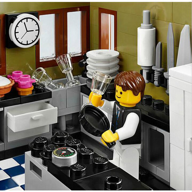 Конструктор Lele 30007 Creators Парижский Ресторан (аналог Lego Creator Exclusive 10243) 2469 деталей - фото 8 - id-p69234802