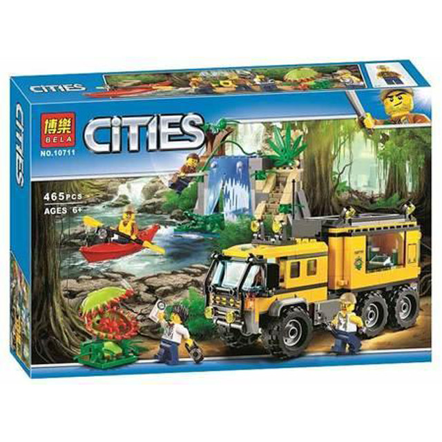 Конструктор Bela Cities 10711 "База исследователей джунглей" (аналог Lego City) 465 деталей - фото 1 - id-p69234977