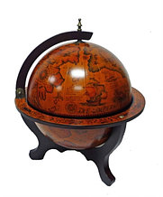 Глобус-бар настольный (диаметр 42,5 см, коричневый)3N