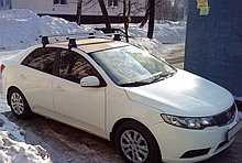 Багажник Атлант для Kia Cerato 2009-2013гг. (аэродинамическая дуга)