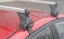Багажник Атлант для Kia Rio с 2011г-по н.в. седан (прямоугольная дуга)