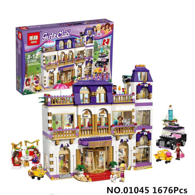 Конструктор Lepin 01045 Girls Club "Гранд-отель в Хартлейке" (аналог LEGO Friends 41101) 1676 деталей 