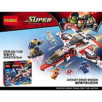 Конструктор Decool 7120 "Реактивный самолет" 523 деталей 69242504 Конструктор Decool 7120 "Реактивный самолет" 523 деталей