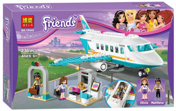 Конструктор Bela Friends 10545 "Частный самолет" 236 деталей (аналог LEGO  44110)