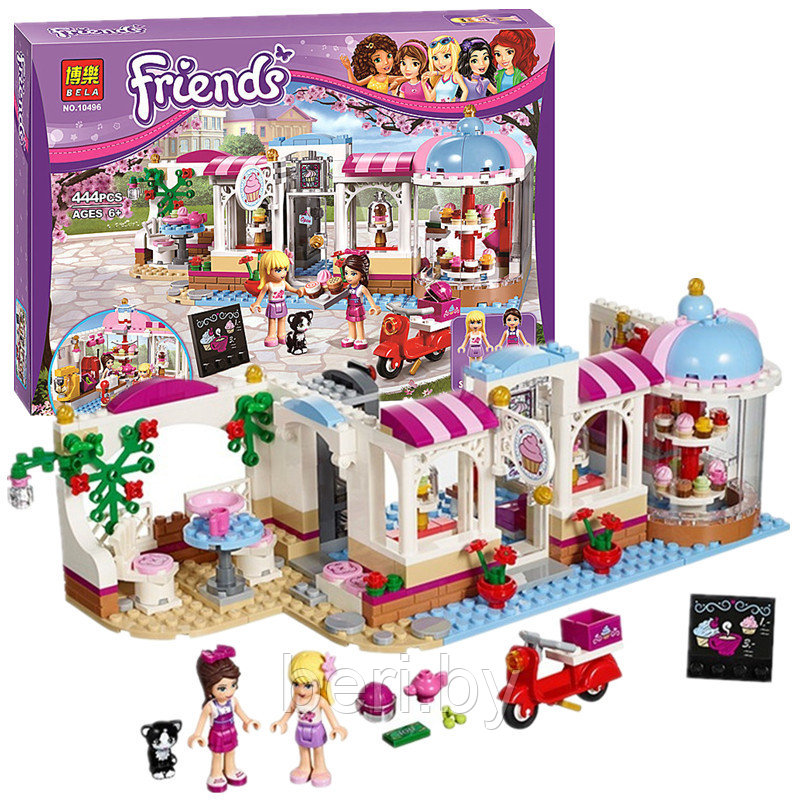 Конструктор Bela Friends 10496 "Кондитерская" 444 детали (аналог LEGO  41119) Лего Френдс