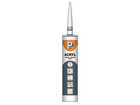 Герметик акриловый P PLUS Acryl (бел.) 260мл