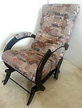 Кресло-качалка,Глайдер экокожа  Кресло для отдыха, фото 2