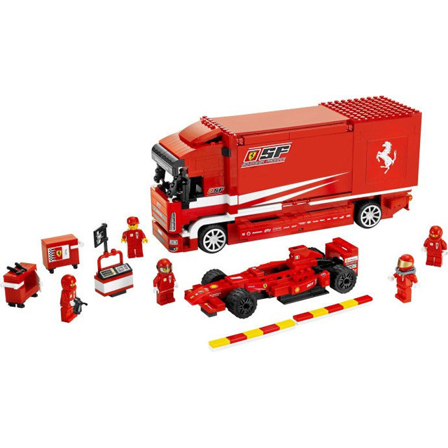 Конструктор Lepin 21022 Racing "Грузовик Ferrari" (аналог Lego Racers 8185) 554 детали - фото 4 - id-p69302704