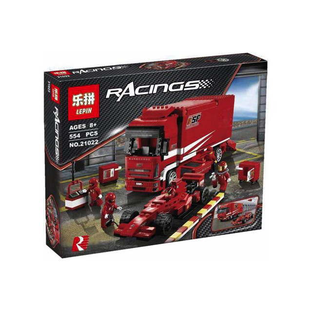 Конструктор Lepin 21022 Racing "Грузовик Ferrari" (аналог Lego Racers 8185) 554 детали - фото 3 - id-p69302704