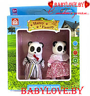 Игровой набор зверюшек Семейка Панд Happy Family 012-10C