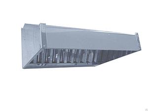 Зонт пристенный приточно-вытяжной тип МВО 1200х700х450 мм