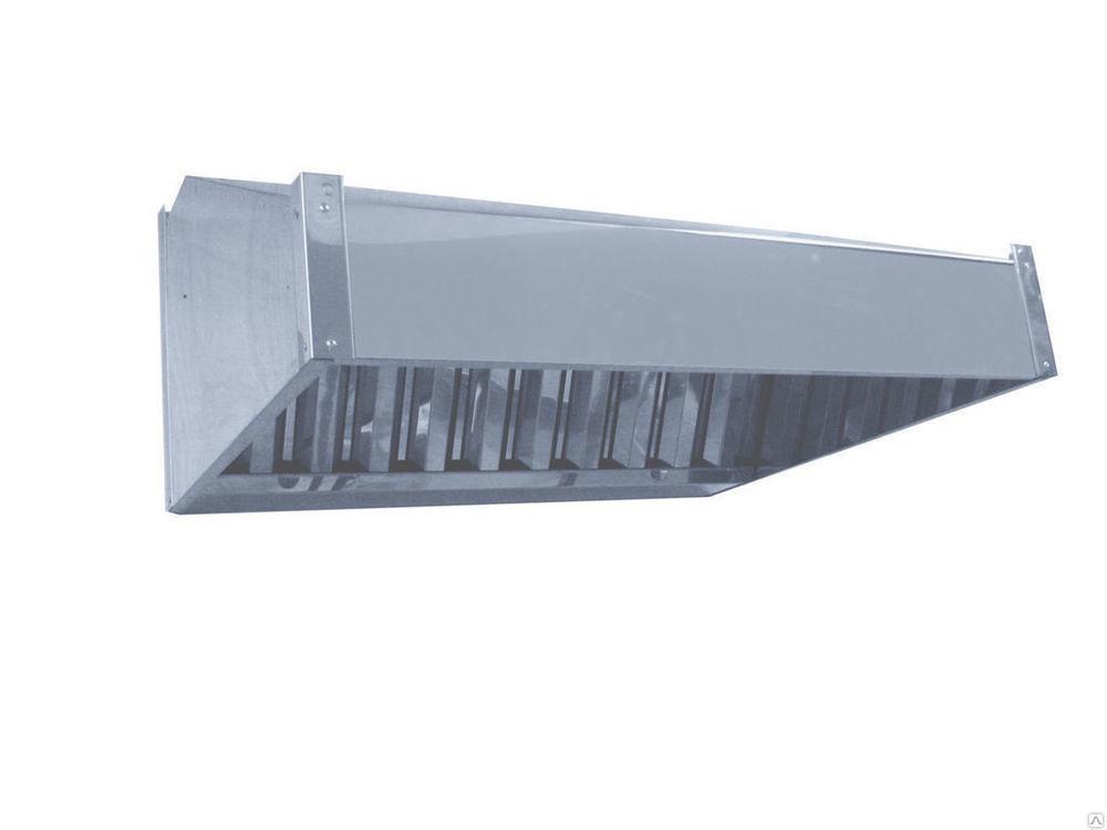 Зонт пристенный приточно-вытяжной тип МВО 1600х700х450 мм
