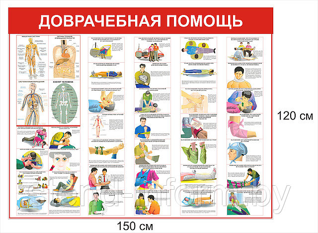 Доврачебная помощь р-р 150*120 см , без борта 