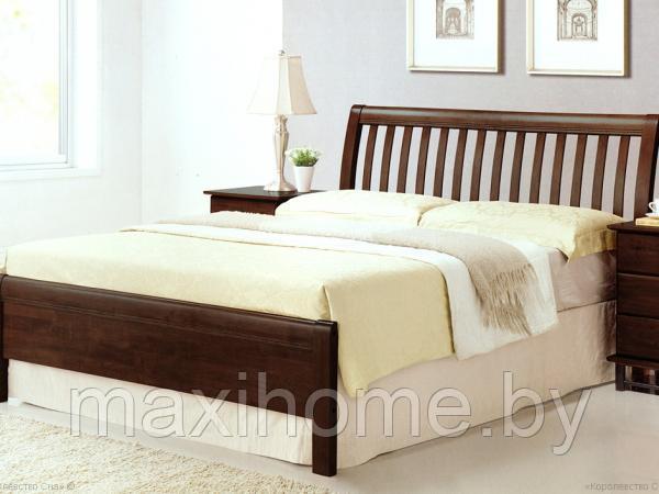 Кровать из массива 3601 цвет венге, с основанием - фото 1 - id-p69329575