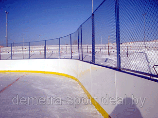Хоккейная площадка с бортом 20х40
