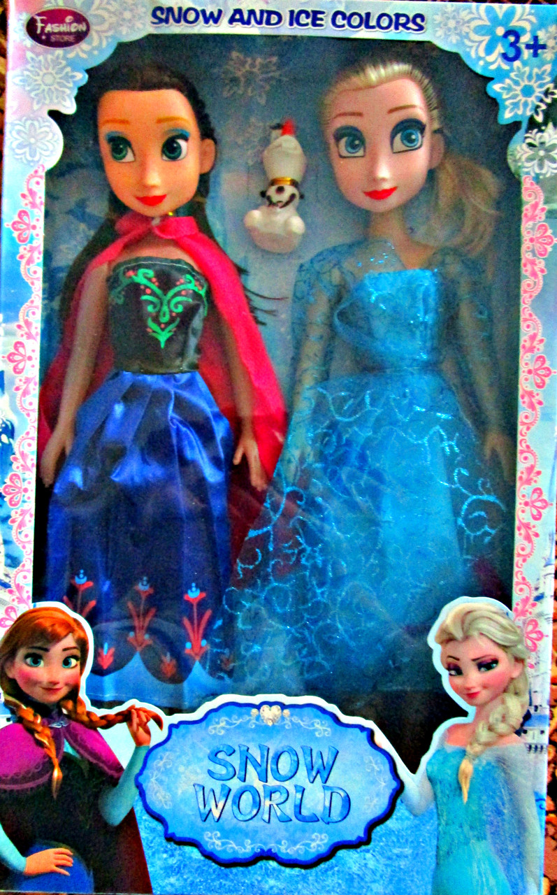 Куклы «Холодное сердце» Frozen Эльза и Анна и олаф арт.3300 - фото 3 - id-p69366614