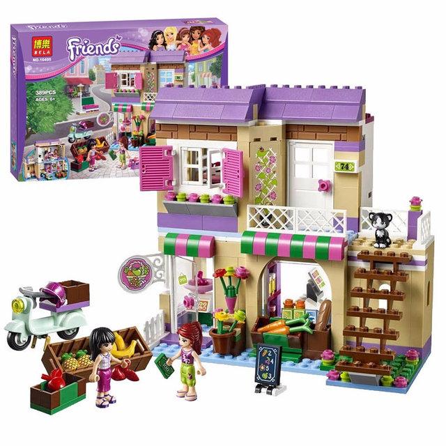 Конструктор Bela Friends 10495 "Овощной рынок в Хартлейке" (аналог LEGO Friends 41108) 389 деталей