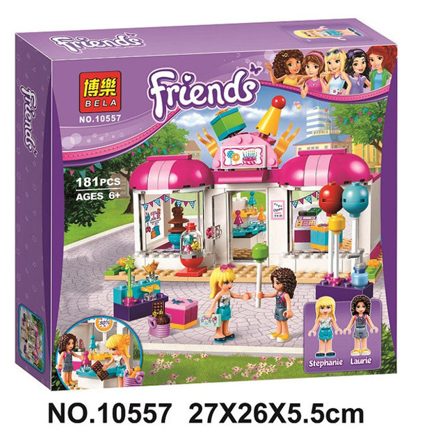 Конструктор Bela Friends 10557 "Подготовка к вечеринке" (аналог LEGO Friends 41132) 181 деталь - фото 1 - id-p69367614