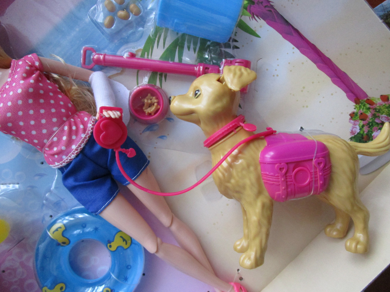 Детская кукла барби с собачками и аксессуарами арт.HB 014 - фото 4 - id-p69367568