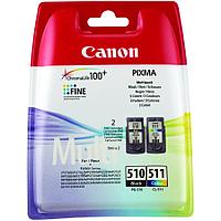 Набор картриджей PG-510 + CL-511/ 2970B010 (для Canon PIXMA MP270/ MP280/ MX320/ MX340) чёрный + цветной