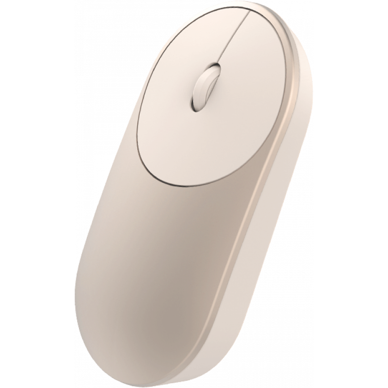 Беспроводная лазерная Bluetooth-мышь Xiaomi Mi Mouse Gold, 3 кнопки, 1200dpi - фото 1 - id-p69396151