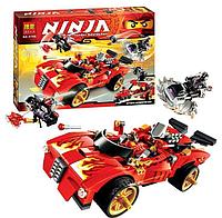 Конструктор Bela Ninjago 9796 Ниндзя-перехватчик. Огненная машина, 425 деталей (аналог Lego Ninjago