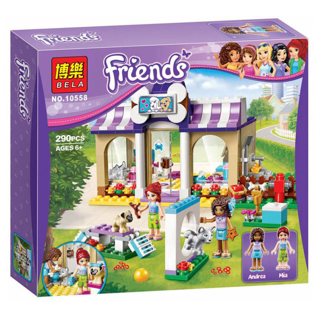 Конструктор Bela Friends 10558 "Детский сад для щенков" (аналог LEGO Friends 41124) 290 деталей - фото 1 - id-p69401670