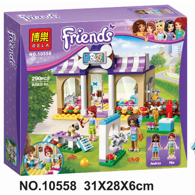 Конструктор Bela Friends 10558 "Детский сад для щенков" (аналог LEGO Friends 41124) 290 деталей - фото 6 - id-p69401670