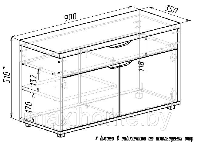 СКАМЬЯ ВА-012.9 (ЯСЕНЬ ШИМО СВЕТЛЫЙ/ЯСЕНЬ ШИМО ТЕМНЫЙ) - фото 2 - id-p69430649