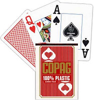 Карты для покера COPAG Jumbo Face(красные , синие) , PL-1, фото 1