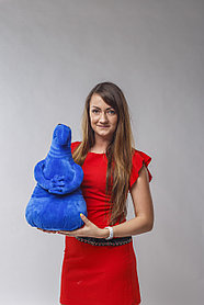 Мягкая игрушка Ждун 46 см синий (классический)