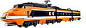 Конструктор Поезд Горизонт Экспресс 21007, 1351 дет., аналог Лего 10233, фото 5