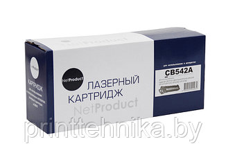 Картридж NetProduct (N-CB542A) для HP CLJ CM1300/CM1312/CP1210/CP1215, Y, 1,5K