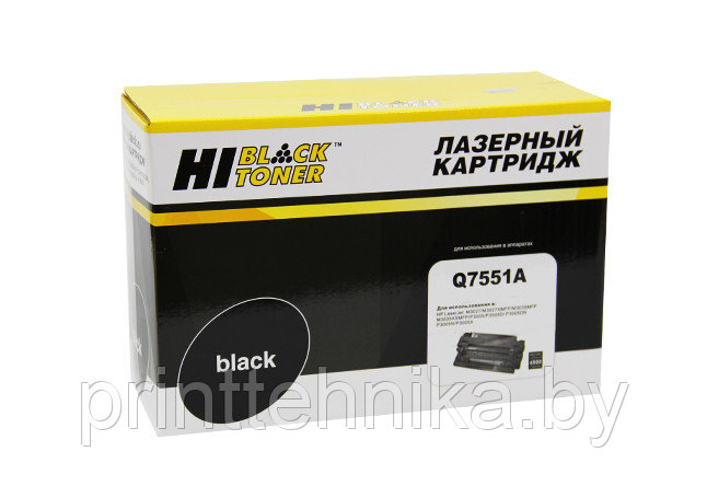 Картридж Hi-Black (HB-Q7551A) для HP LJ P3005/M3027MFP/M3035MFP, 6,5K