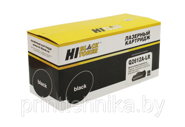 Картридж Hi-Black (HB-Q2612A-LR) для HP LJ 1010/1020/3050, картридж+заправка, 5K