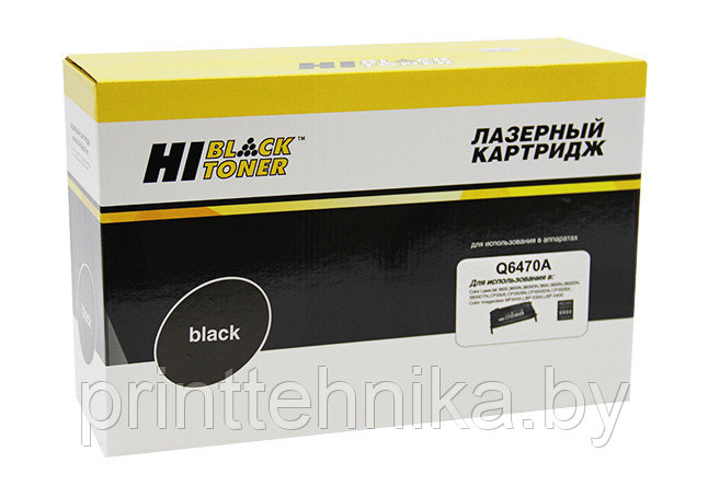 Картридж Hi-Black (HB-Q6470A) для HP CLJ 3600/3800/CP3505 Универс., Восстанов., Bk, 6K - фото 1 - id-p66817182