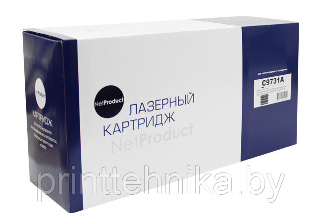 Картридж NetProduct (N-C9731A) для HP CLJ 5500/5550, Восстановленный, C, 11K